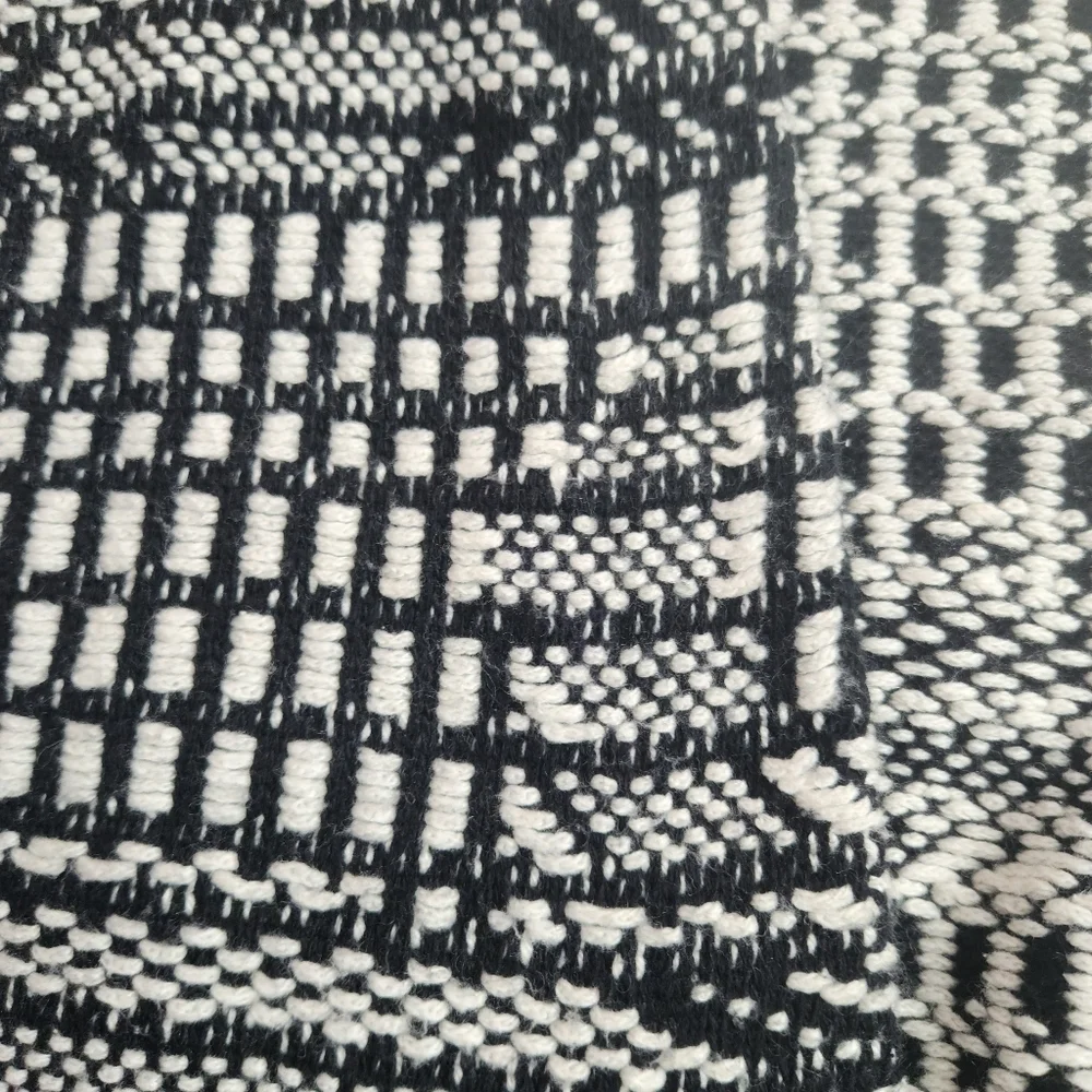 Anthropologie | Angel of The North black and white open sweater vest size Medium - Picture 6 of 8